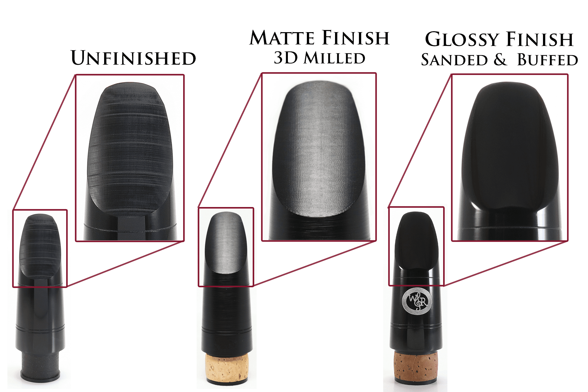CNC-Machined Clarinet Mouthpiece Blanks - Image 2