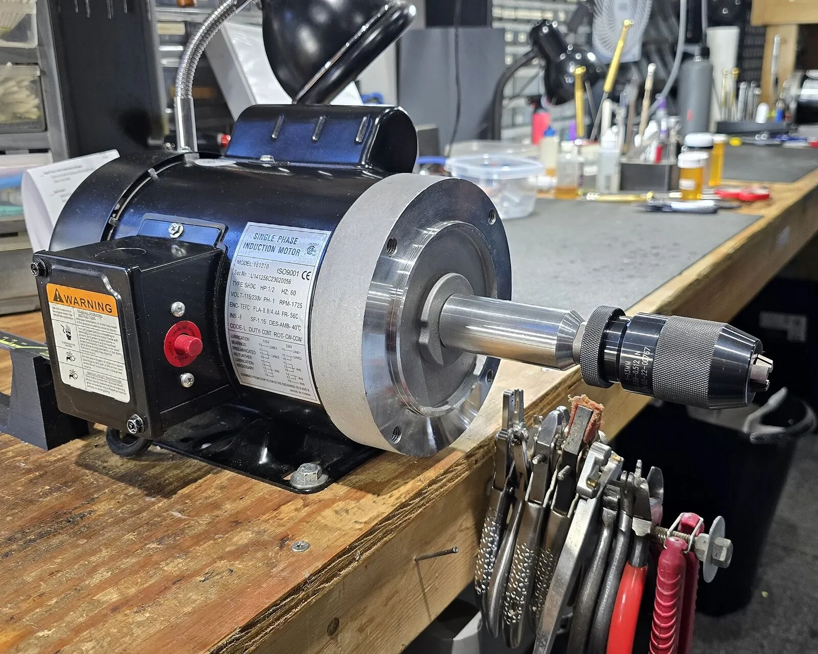 RCW Bench Motor and Chuck Adapter