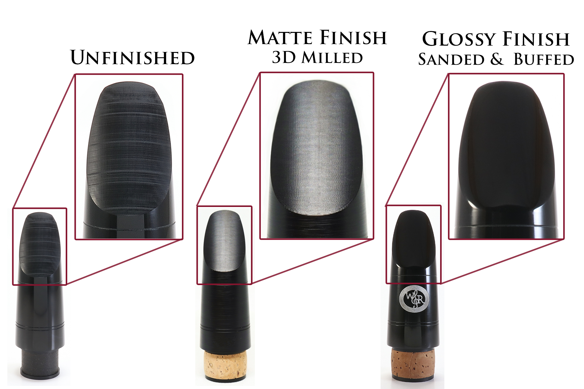 CNC-Machined Clarinet Mouthpiece Blanks (Copy) - Image 2